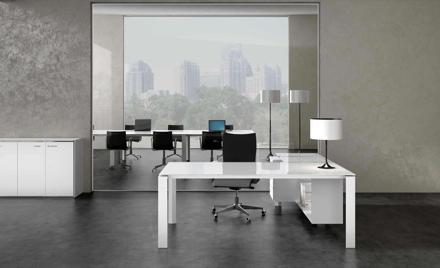 Bureau en verre trempé 10mm X7