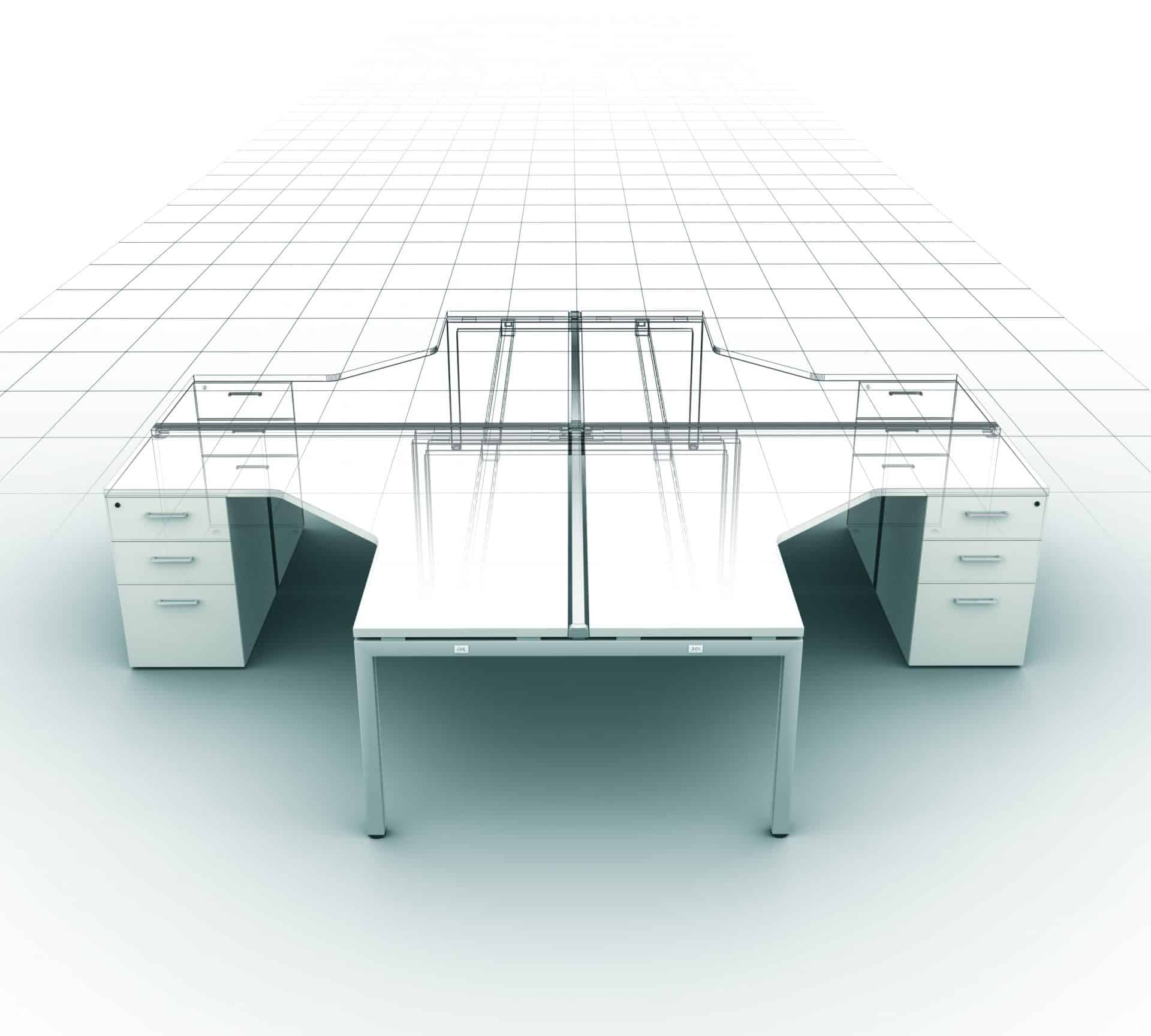 Bureau d'Angle Adapta 90° – Image 2