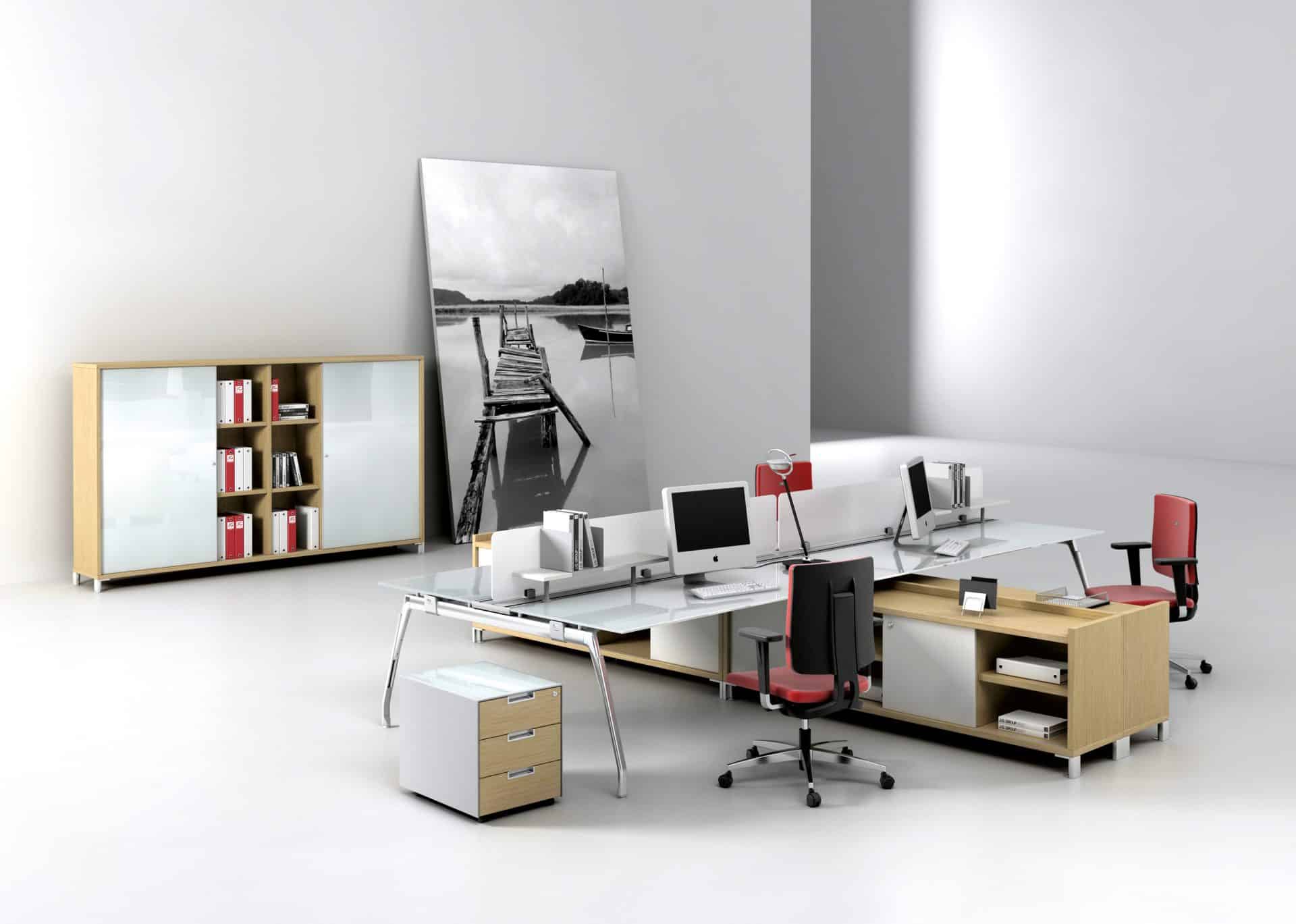Bureau en verre optique Inspira – Image 3
