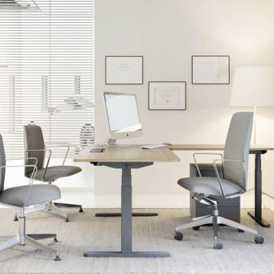Bureau d’angle réglable en hauteur Skala