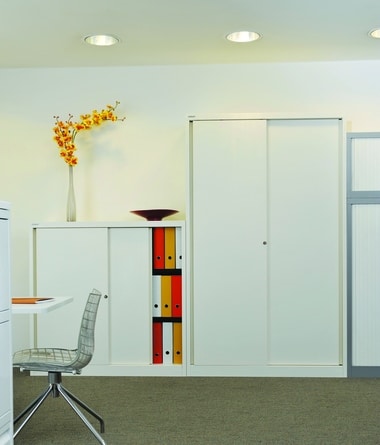 Armoire de bureau à portes coulissantes ECONOMY