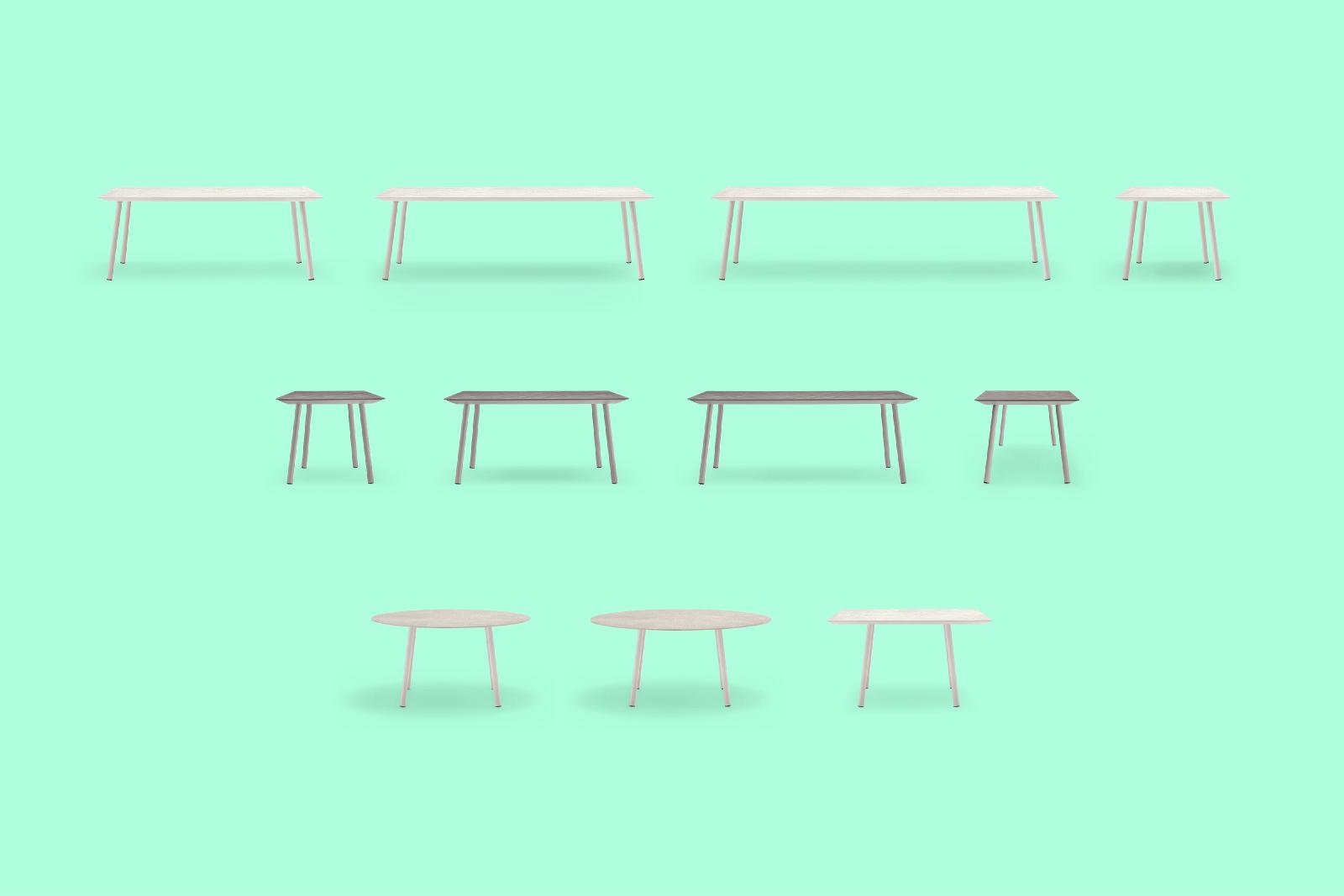 table de réunion fixe babila