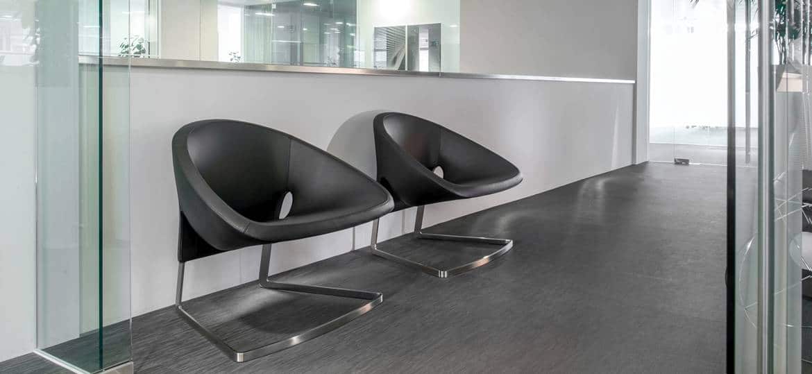 Grand fauteuil rembourré pour hall d’accueil Joker – Image 2