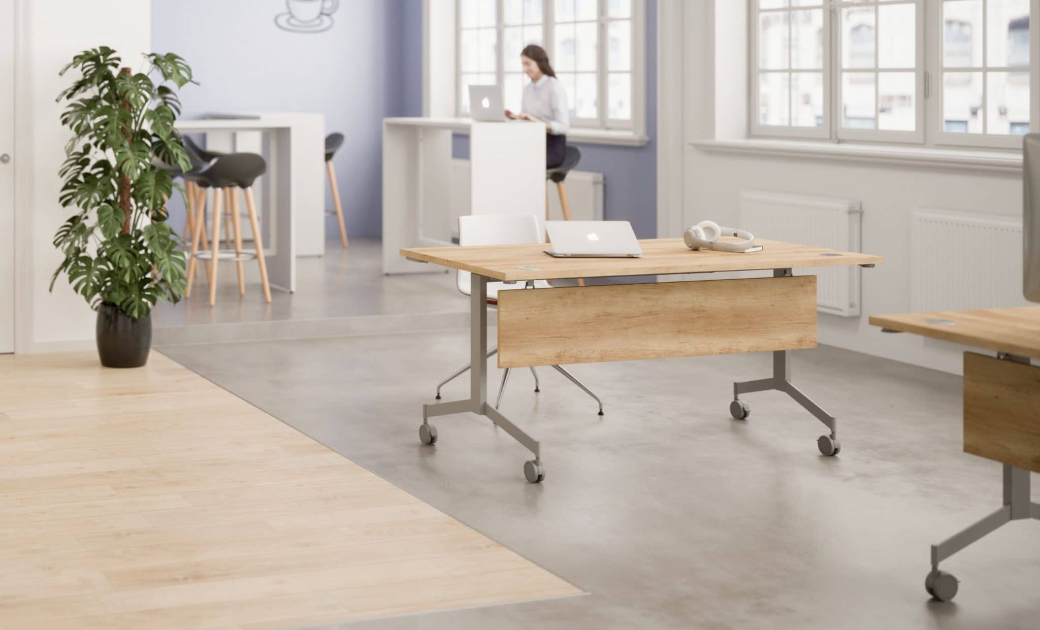 Table de réunion modulable Eureka – Image 3
