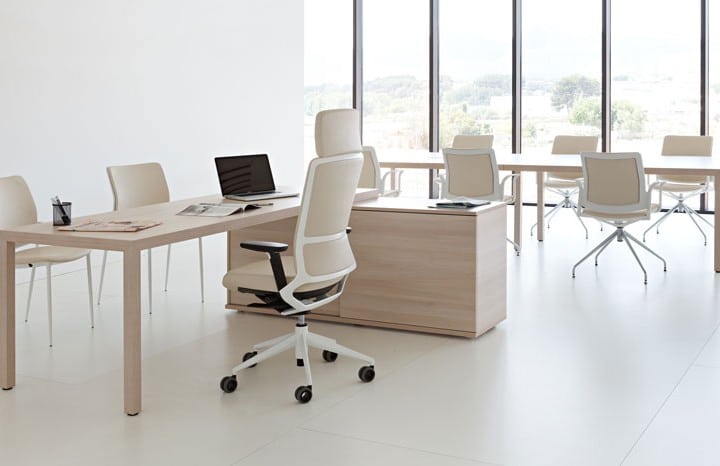 Bureau d'angle en bois Prisma