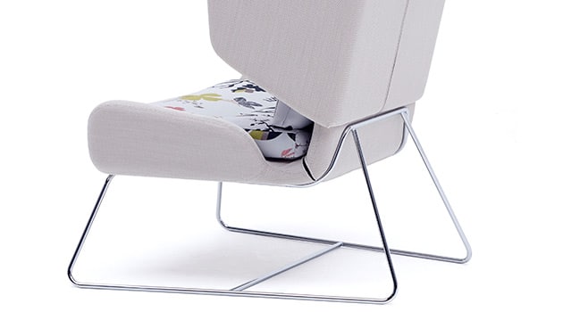 Fauteuil acoustique à dossier haut Aden – Image 3