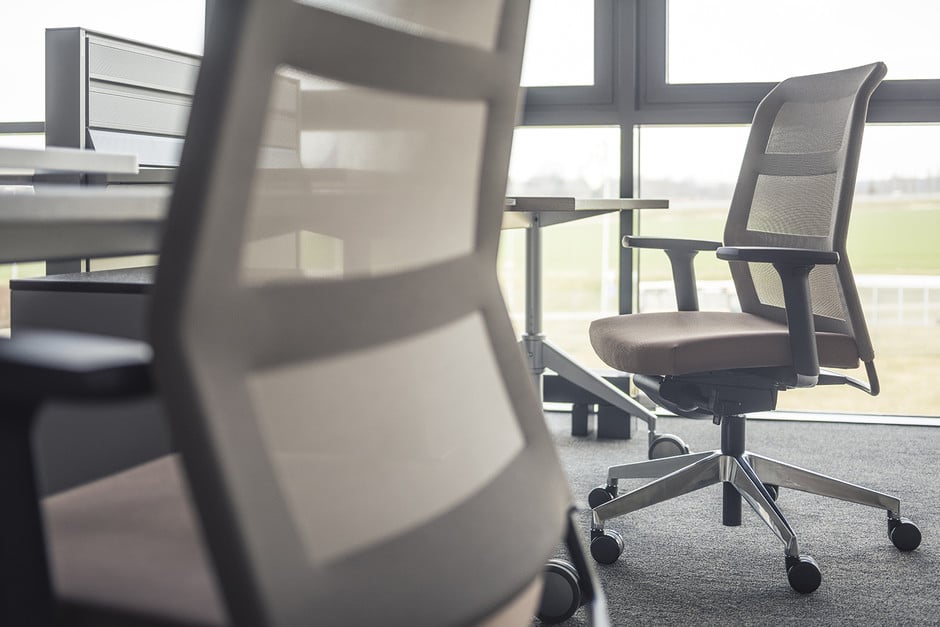 Siège de bureau ergonomique a maille tendue Paro 2 – Image 2