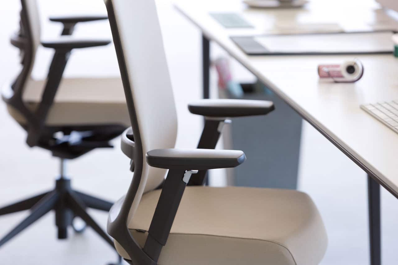siege de bureau pivotant avec dossier en tissu nylon tnk