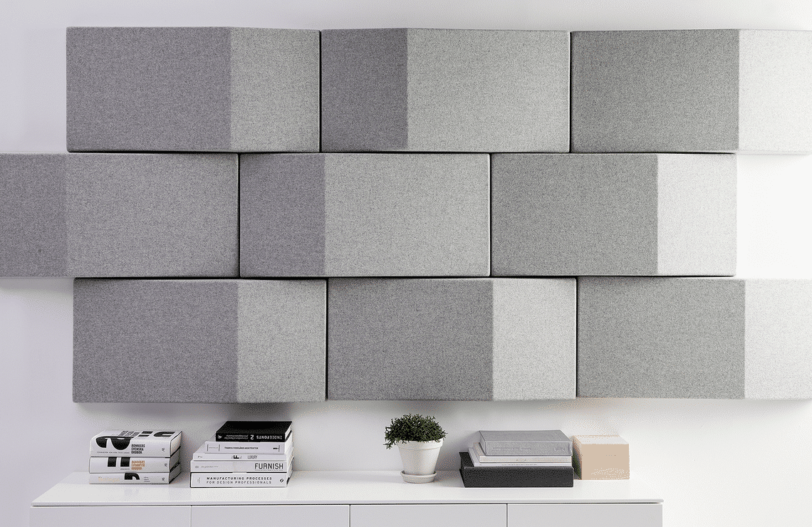 Panneaux muraux acoustiques modulables Triline