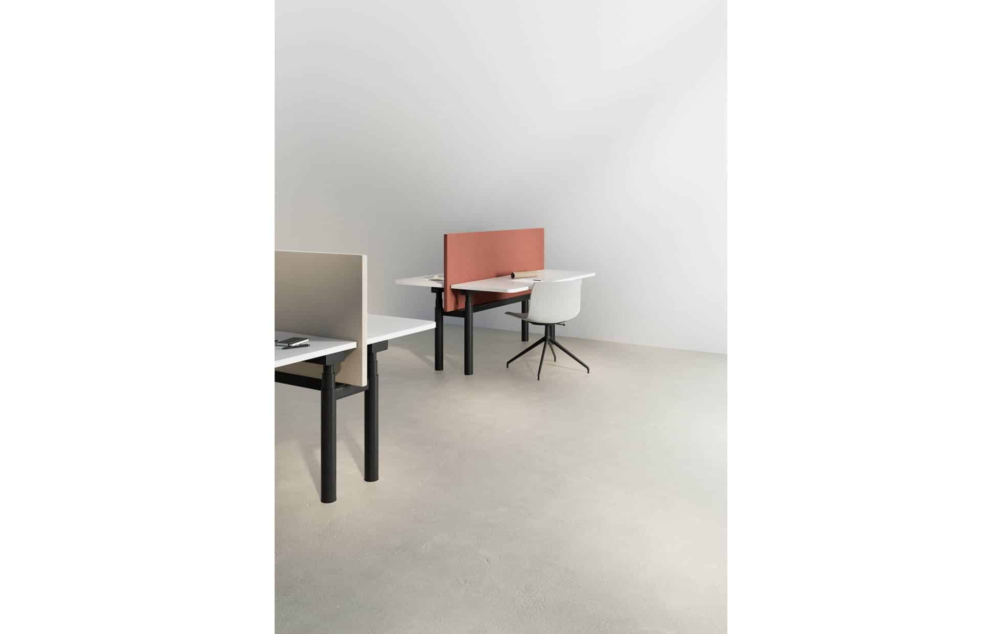ecran acoustique de séparation de bureau optima duo