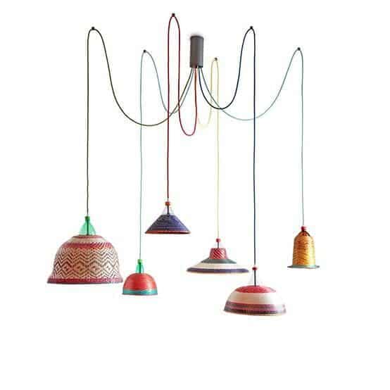 pet lamp colombie – set de 6 lampes