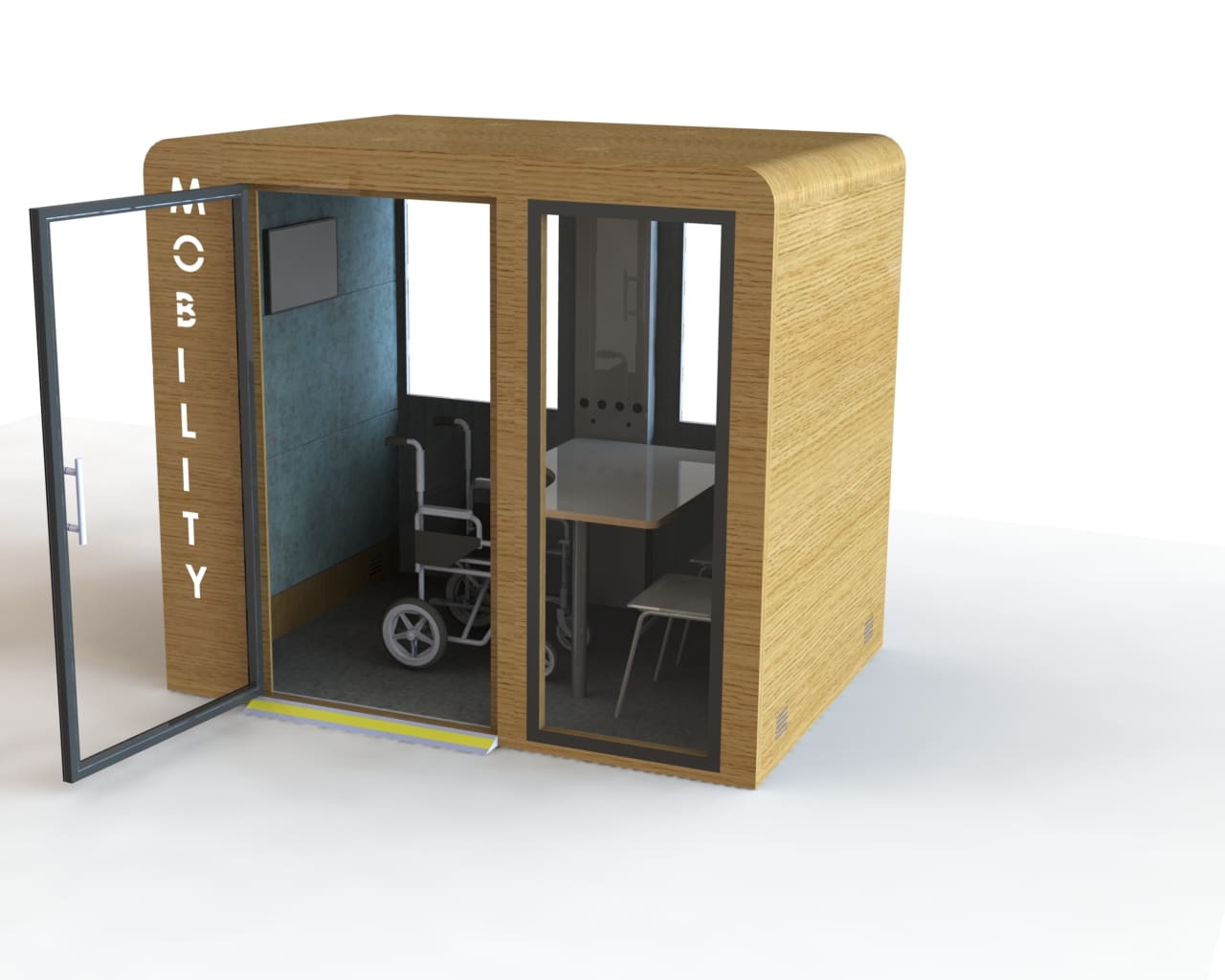 cabine acoustique connectée pmr mobility procyon
