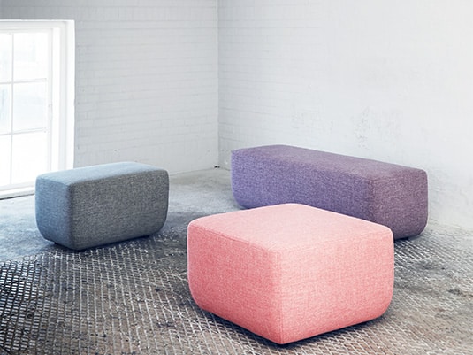 pouf contemporain opéra