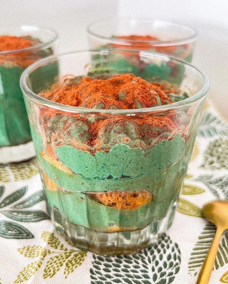 Découvres notre Tiramisu à la Spiruline - Le Spiramisu